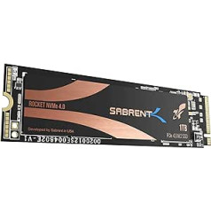 Sabrent M.2 NVME SSD Gen4 cietvielu disks