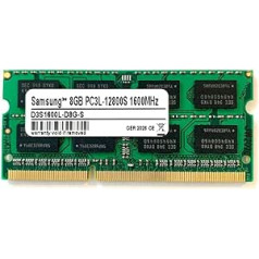 Samsung 3rd 8GB DDR3 1600MHz SO-Dimm PC3L-12800S 2Rx8 1.35V 204pin