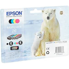 Epson oriģinālās Polar Bear tintes kasetnes, vairāku iepakojumu