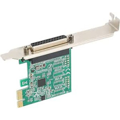 PCIe 1x līdz paralēlā porta DB25 adapteris, IEEE 1284 printera porta PCI Express uz DB25 adaptera karte etiķešu iekārtām, saderīga ar IEEE 1284 SPP/baitu ECP režīmu, atbalsts operētājsistēmai Windows un Li