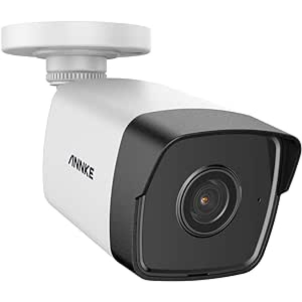 ANNKE C500 PoE IP kamera 5MP Super HD novērošanas kameras lode lietošanai iekštelpās un ārā IP67 ūdensizturīgs ar ONVIF, 30M nakts redzamība, kustības noteikšana