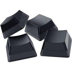 Razer Phantom Keycap Upgrade Kit - Almost Invisible Pudding Design for RGB Translucent Lighting (128 Keys, Key Remover, Stabilizers) Black, US & UK Layout