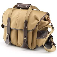 Billingham 207 Khaki FibreNyte Camera Bag with Chocolate Leather Trim