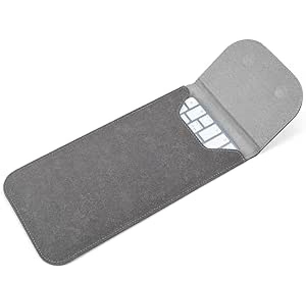 CaseBuy Premium ādas tastatūras futrālis saderīgs ar Apple iMac 24 collu M1 Chip Magic tastatūru bez Out Touch ID A2449 A2450 piederumi Tastatūras futrālis Space Grey