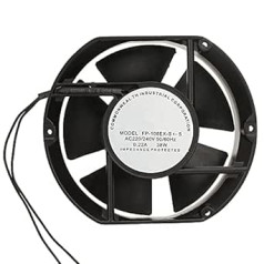 AC220V 38W 50/60Hz 220V AC Axial Fan Oval Ball Bearing Ventilation Cooling Fan Axial Fan 17 cm Cooling Fan FP-108EX-S1-S