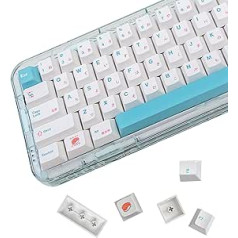 135 Keys Keycaps Sushi Japanese PBT Cherry Profile Dye Sublimation Mechanical Gaming Keyboard for 61/64/68/78/84/87/96/980/104/108