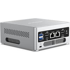 MINIS FORUM NAB7 Mini dators, Intel Core i7-12700H procesors 14 kodoli ar līdz 4,70 GHz, 32 GB DDR4/512 GB PCIe4.0 SSD, Intel Iris Xe Graphics, HDMI ×2/USB-C ×2, RJ45 2.5 × 2, USB3 .2 A tips ×4