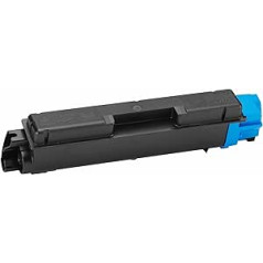 Kyocera tonera kasetne TK-580 C - CYAN - 2800 lapas standarta ietilpības oriģināls Premium printera toneris - 1T02KTCNL0 - T2KTCNL0 - paredzēts FS-C5100DN / FS-C5150DN / ECOSYS P6021cdn