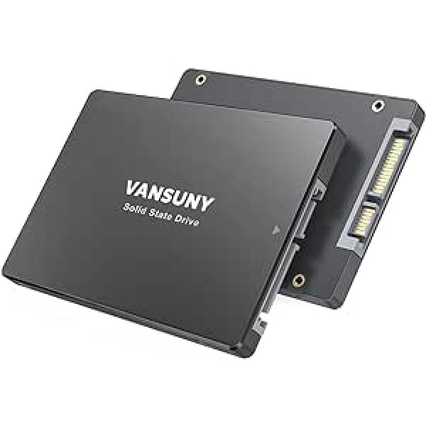 Vansuny 512 GB SSD iekšējais SATA III 2,5 collu SSD cietais disks iekšējais 512 GB TLC tehnoloģija datora vai klēpjdatora atmiņas un uzglabāšanas jaunināšanai IT profesionāļiem / radītājiem / uzņēmumiem