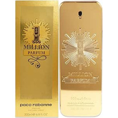 Paco Rabanne iztvaicētājs Paco Rabanne 1 Million M Nner Smaržas Eau de Parfum 200 ml Iztvaicētājs, melns, viena izmēra EU unisex vīriešiem, melns, Einheitsgröße