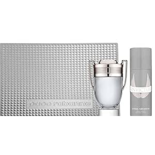 Paco Rabanne Invictus komplekts vīriešiem, 100 ml EDT + 150 ml dezodorants