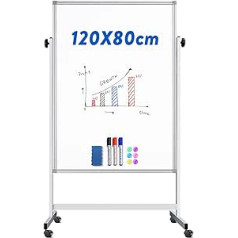 Maxtek Mobiles tāfele, 120 x 80 cm