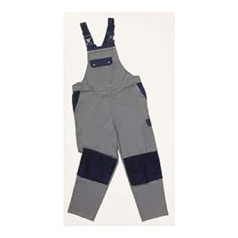 Hydrowear 41018 Putten Lätzchen und Trägerhose Grau/Marine Größe 48