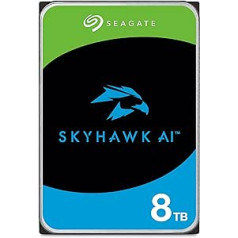 Seagate SkyHawk AI vidinio stebėjimo HDD 8TB 3,5