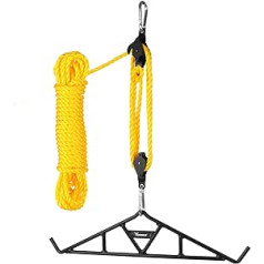 Highwild Gambrel & Hanging Hoist ar skriemeļiem un virvi - 725kg