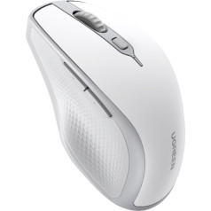 Ergonomiška belaidė kompiuterio pelė MU101 Bluetooth 2.4 GHz, balta