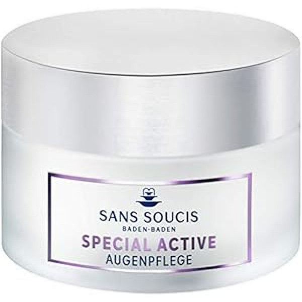 Sans Soucis Baden-Baden Sans Soucis Rich Eye Cream sausai ādai 15 ml - Pretnovecošanās acu kopšana ar avokado eļļu Special Active