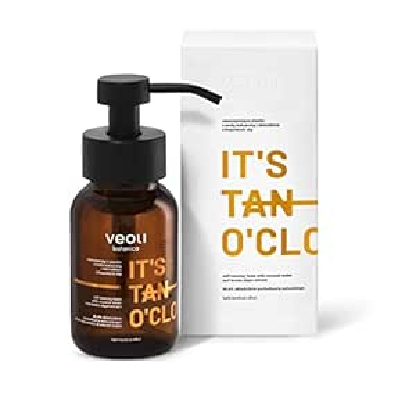 Veoli Botanica It's Tan O'clock pašiedeguma putas ar kokosriekstu ūdeni un brūno aļģu ekstraktu 240 ml