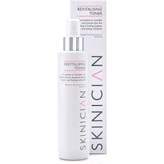 Skinician SKINIAN atdzīvinošs toniks - bagāts ar C vitamīnu, gurķi + vitamīnu B5 - Profesionāla ādas kopšana - Ikdienas sejas toniks gaišai un mirdzošai ādai - Cruelty Free & Vegan (200 ml)