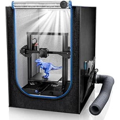 YOOPAI 3D printera korpusa vāks ar spraugu gaismai, termiskais higrometrs, ventilācijas komplekts Creality Ender 3/Ender 3 Pro/Ender 3V2/Ender 3S1/Neo