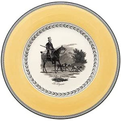 Villeroy & Boch – Audun Chasse Speiseteller 27 cm, spülmaschinenfest, mikrowellensicher, Teller Keramik, Essteller, Geschirr, Premium Porzellan