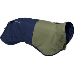 Ruffwear Sun Shower Rain Poncho, viegls ūdensnecaurlaidīgs lietusmētelis suņiem, izmērs: X-Small, Midnight Blue