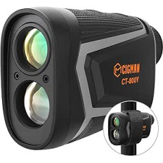 CIGMAN Laser Golf Entfernungsmesser, 800-1000 ярдов 7X Golf Rangefinder с наклоном-USB Wiederaufladbar, Fünf Messmodi, Flaggenmastverriegelung, Entfernungsmesser mit Magnetfunktion, Golfzubehör