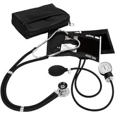 NCD Medical/Prestige Medical Set su Aneroid-Manometer ir Doppelkopf-Stethoskop, Schwarz