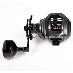 Angelrollen Jiggingrolle 6,4:1 High Speed ​​​​10+1BBs Max Drag 9KG Angelrad Karpfenrolle