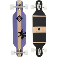 RollerCoaster Longboards Drop-Through The One Edition: plunksnos, delnai, juostelės