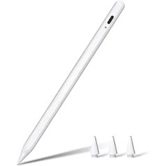 2-os kartos iPad pieštukas (10 min. greitas įkrovimas), 2023 m. profesionalus iPad Pen iPad Pen USB C su delno atmetimu ir pakreipimu, rašiklio rašiklis, skirtas iPad 6-10, Air 3-5, Mini 5-6, Pro 11/12,9 colio