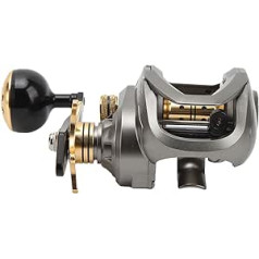 Baitcasting Reel Makšķerēšanas spole Metāla 18+1BB Labās puses Clear Voice Ultralight Baitcasting Spole makšķerēšanai