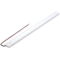 acegoo 12 V LED apakšējais apgaismojums 51 cm 860 lm Kemperu aptumšojama lampa 8 W integrēts dimmer slēdzis un sarkanā gaisma, virtuve, kabīne laivai, jahtai, karavānai, kemperim (4000 K)