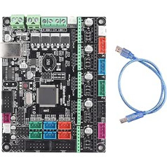 3D Printer Controller, Mks Gen L V1.0 Controller Board, 3D Printer Kit, Motherboard Ramps1.4 Dual Extruder Touch for Desktop Laser Engraving Machine