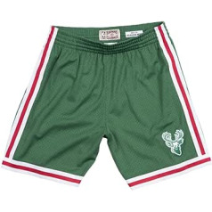 Mitchell & Ness NBA Swingman Shorts 2.0 — Bucks, Green