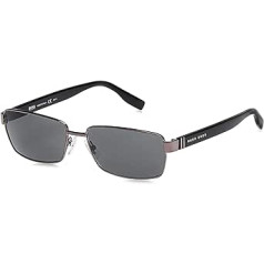 BOSS Herren 0475/S P9 V81 58 Sonnenbrille, Schwarz (Дкрут Черный/Серый)