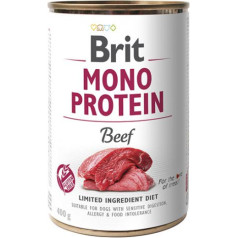 mono protein beef - drėgnas šunų maistas su jautiena - 400 g