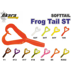 Silikona māneklis AKARA mini SOFTTAIL «Frog Tail ST»