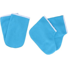 ‎Minkissy minkissy 3 Sätze Wachswärmer Hand-fuß-Einlagen Und Tasche Socken Aus Wachs Paraffinwachs-fußabdeckung Isolierte Handschuhe Und Kuscheltiere Fäustlinge Pflege Bodenmatte Arbeit