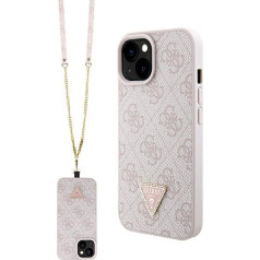 Guess Crossbody 4G Metal Logo Back Case for Apple iPhone 15 Plus