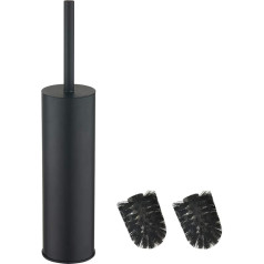 BGL 304 Round Long Toilet Brush Holder 304 Stainless Steel (Black)