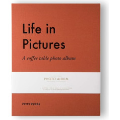 Foto albums - Life In Pictures Orange - Foto albums kafijas galdam