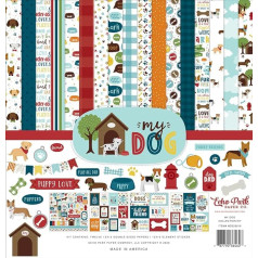 Echo Park Paper Company My Dog Collection Kit Paper