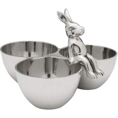 Kare Bunny Tre Design Bowl Serving Bowl galda dekorēšana Lieldienām 3 bļodas 18 x 23 x 23 cm