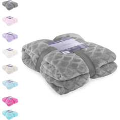 DecoKing Cuddly Microfiber sega gultas pārklājs Fleece Faux Fur sega pūkaina un mīksta mikrošķiedras sega