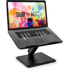 Duronic DML125 Laptop Stand, регулируемая по высоте подставка для ноутбуков с диагональю до 13 дюймов, подставка для коленей и лоток для коленей в качест