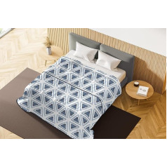 Itāļu gultasveļa Basic Summer Printed Quilt, 200 x 240 cm, Triangoli, divvietīga