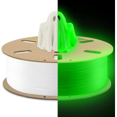 DURAMIC 3D Premium PLA Plus 1.75mm 3D drukāšanas pavediens 1kg spole nesaplūst un neaizsērē Dimensiju precizitāte +/- 0.05mm 1 Pack Luminous