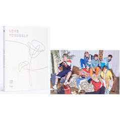 BTS Love Yourself Her (V Version) Albums Bangtan Boys CD + Plakāts + Fotogrāmata + Fotokarte + Mini grāmatiņa + Uzlīmes iepakojums + (papildus 6 fotokartītes un 1 abpusēja fotokarte)