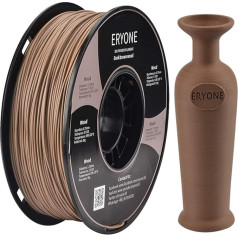 ERYONE Special PLA Filaments 1,75 mm +/-0,03 mm, 3D drukāšanas filaments PLA 1,75 mm 3D printeriem un 3D pildspalvām, 1 kg spole, tumšs koks, tumšs koks